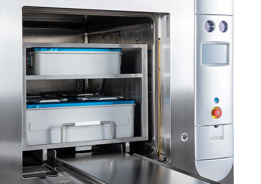 Laboklav 66xx Autoclave de laboratoire jusqu'à 897 litres de volume de chambre, chambre carrée