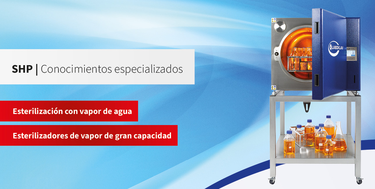 Esterilizadores de vapor de gran capacidad