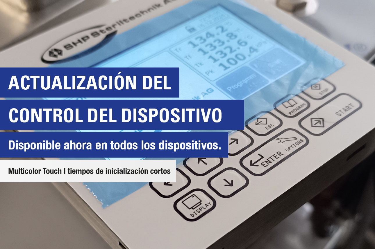 Actualización del control del dispositivo